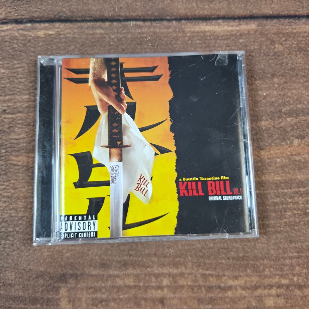 Maverick Kill Bill Vol 1 Soundtrack CD OS Yellow Excellent Quentin Tarantino
